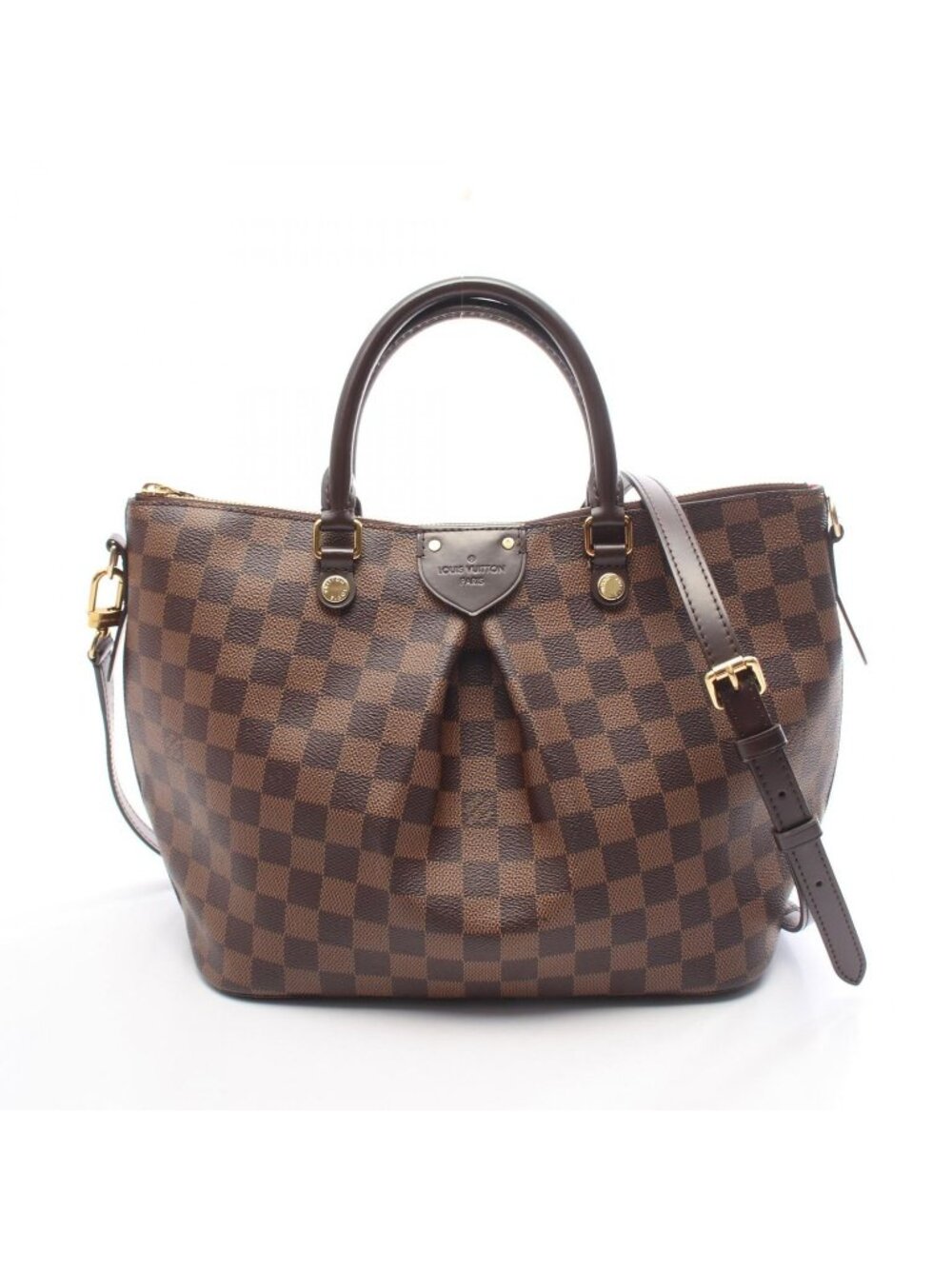 Louis Vuitton Handbag Sienna MM Damier Ebene Leather